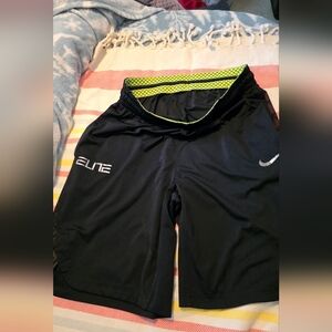 Nike Dri-FIT Black and Yellow Shorts Size MEDIUM Men's